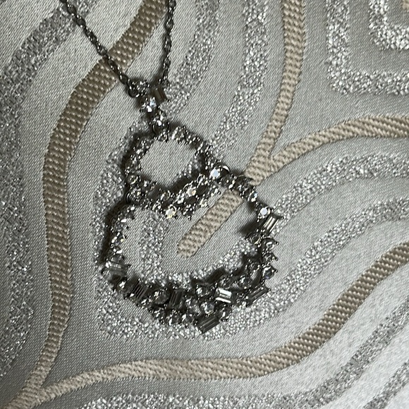 INC Rhinestone Necklace, adjustable clasp - Picture 5 of 13